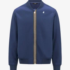 K-WAY Abel Light Spacer - Fleece - Jacket - Man - Blue Fiord Shop