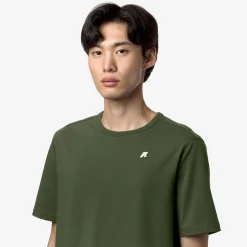 K-WAY Adame Stretch Jersey - T-Shirtstop - T-Shirt - Man - Green Cypress Shop