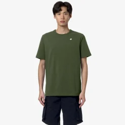 K-WAY Adame Stretch Jersey - T-Shirtstop - T-Shirt - Man - Green Cypress Shop
