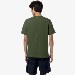 K-WAY Adame Stretch Jersey - T-Shirtstop - T-Shirt - Man - Green Cypress Shop