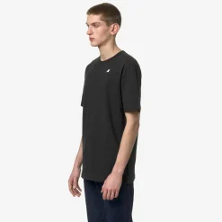 K-WAY Adame Stretch Jersey - T-Shirtstop - T-Shirt - Man - Black Pure Outlet
