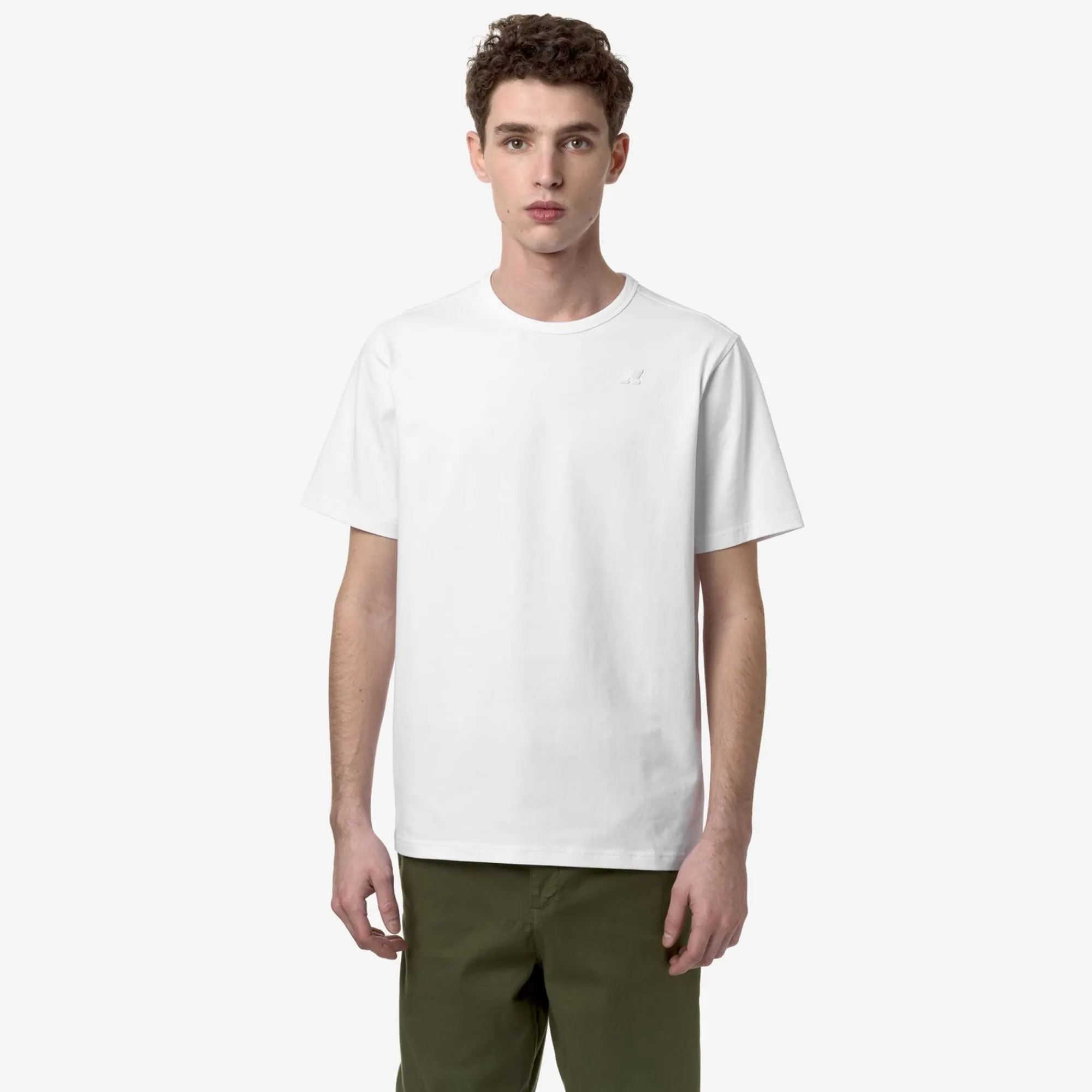 K-WAY Adame Stretch Jersey - T-Shirtstop - T-Shirt - Man - White Online