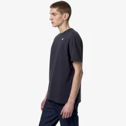 K-WAY Adame Stretch Jersey - T-Shirtstop - T-Shirt - Man - Blue Depth Fashion