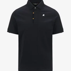 K-WAY Alderic Stretch Jersey - Polo Shirts - Polo - Man - Blue Depth New