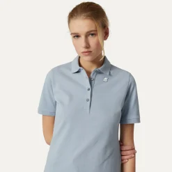 K-WAY Ali - Polo Shirts - Polo - Woman - Azure Blizzard Cheap