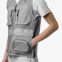 K-WAY Allos - Jackets - Vest - Unisex - Grey Ash Ripstop Best