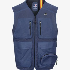 K-WAY Allos - Jackets - Vest - Unisex - Blue Fiord Ripstop Sale
