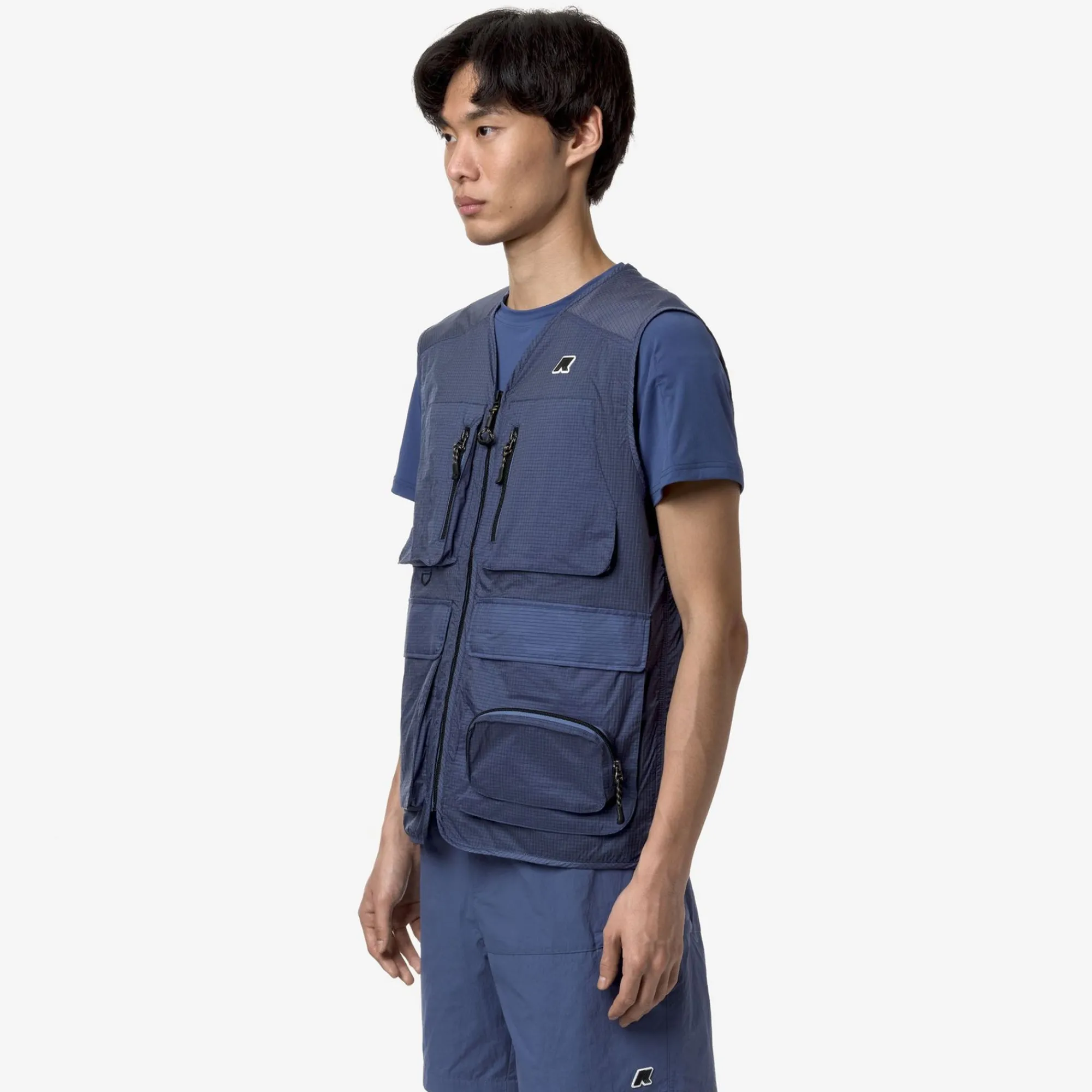 K-WAY Allos - Jackets - Vest - Unisex - Blue Fiord Ripstop Sale