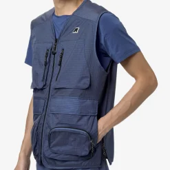K-WAY Allos - Jackets - Vest - Unisex - Blue Fiord Ripstop New