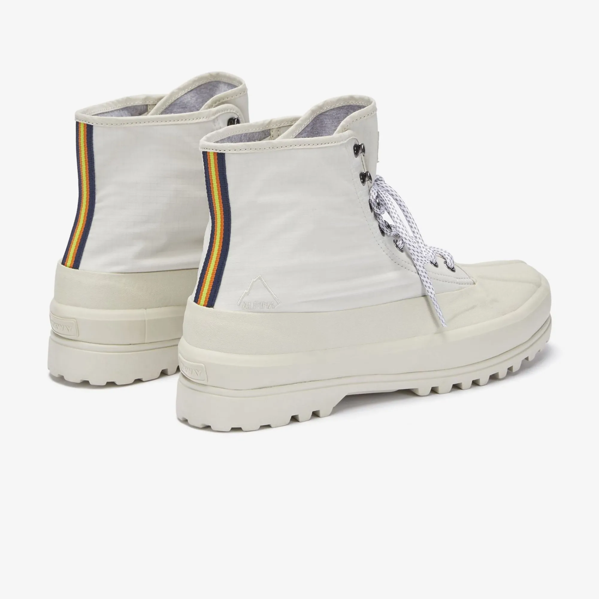 K-WAY Alpina Bonded Ripstop Jersey - Ankle Boots - Laced - Unisex - Beige Lt Cheap