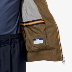 K-WAY Amaurystretch Nylon Jersey - Jackets - Short - Man - Brown Corda Clearance