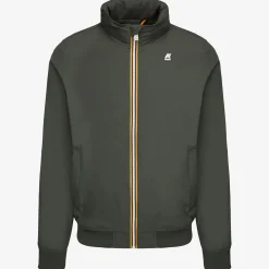 K-WAY Amaurystretch Nylon Jersey - Jackets - Short - Man - Green Blackish Outlet