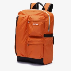 K-WAY Ambert - Bags - Backpack - Unisex - Orange Rust Cheap