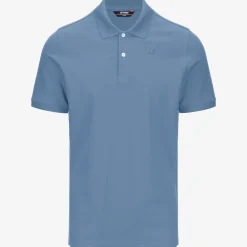 K-WAY Amedee Pique - Polo Shirts - Polo - Man - Blue Allure Hot