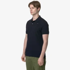 K-WAY Amedee Pique - Polo Shirts - Polo - Man - Blue Depth Online