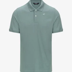 K-WAY Amedee Pique - Polo Shirts - Polo - Man - Green Mold Clearance