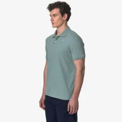 K-WAY Amedee Pique - Polo Shirts - Polo - Man - Green Mold Clearance