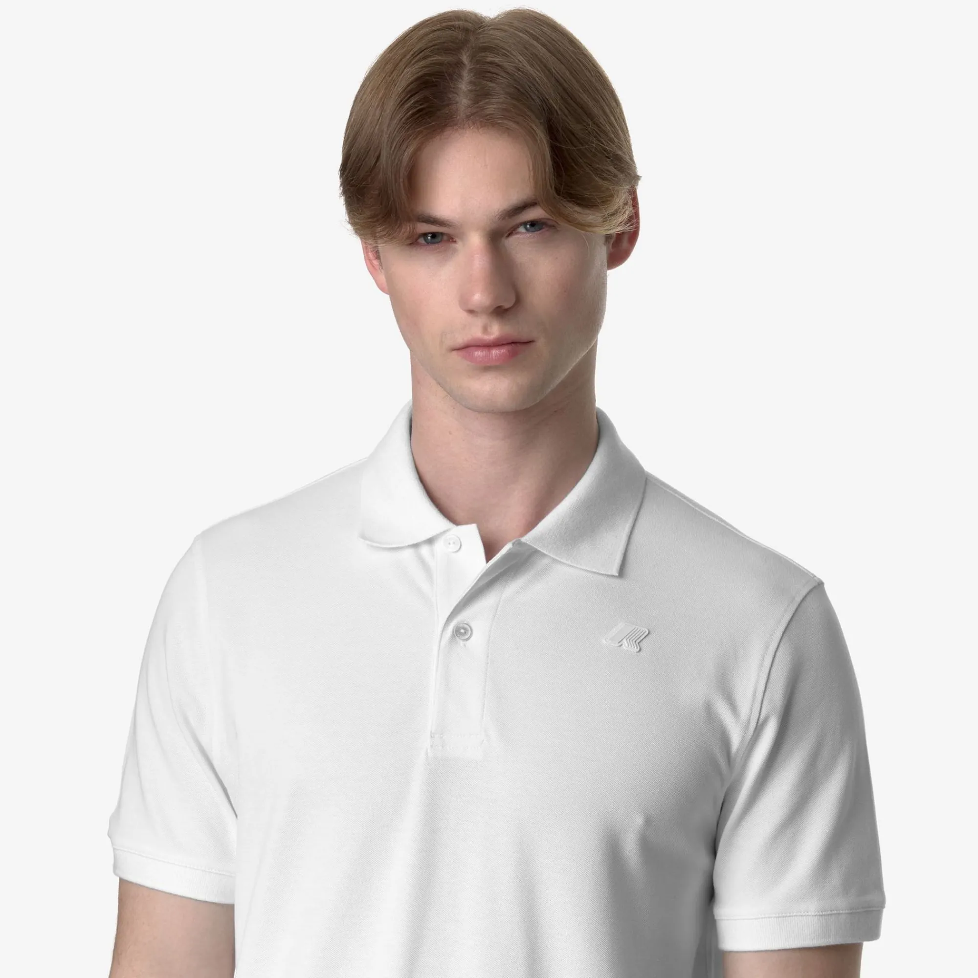 K-WAY Amedee Pique - Polo Shirts - Polo - Man - White New
