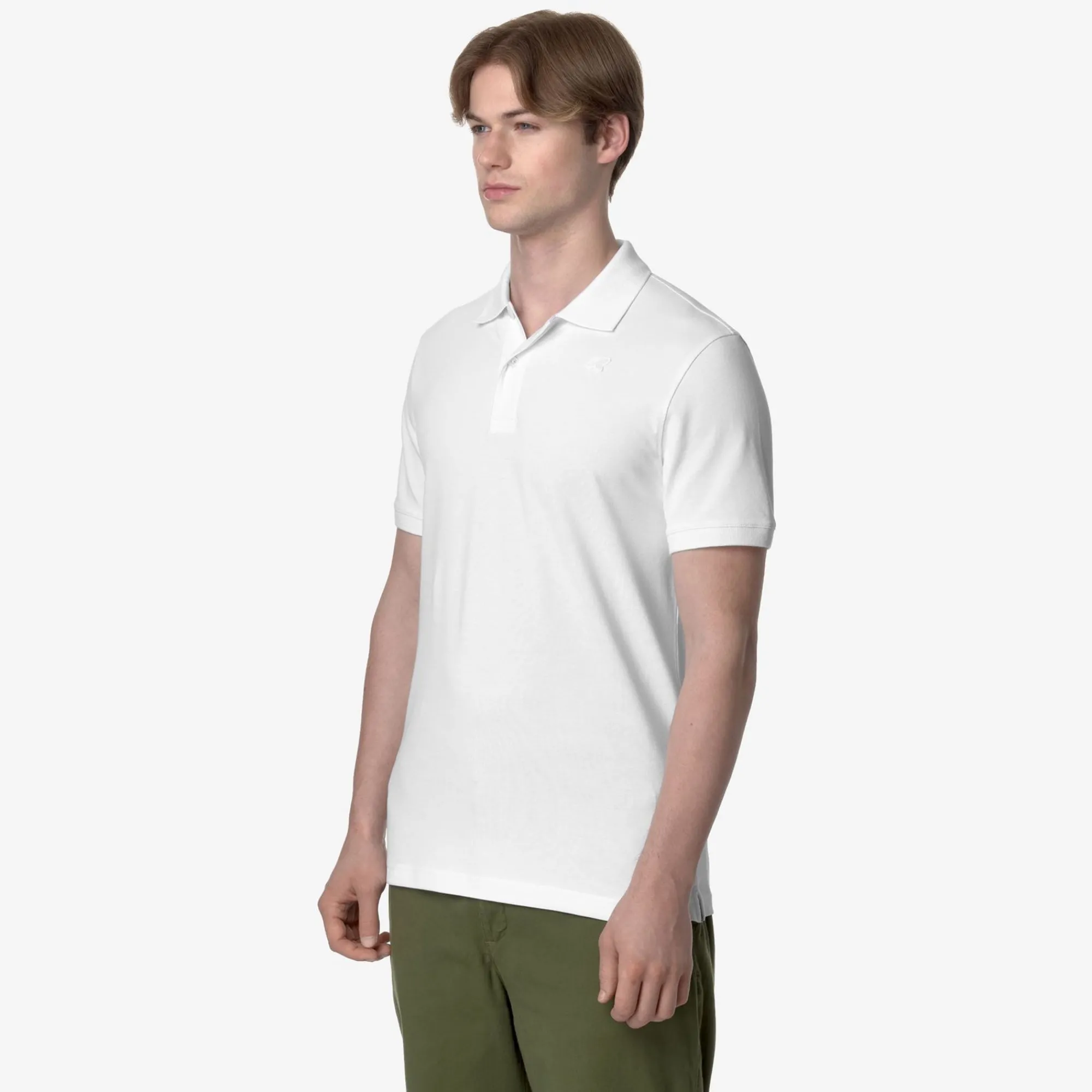 K-WAY Amedee Pique - Polo Shirts - Polo - Man - White New