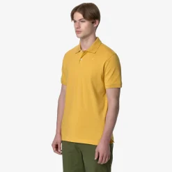 K-WAY Amedee Pique - Polo Shirts - Polo - Man - Yellow Mimosa Flash Sale