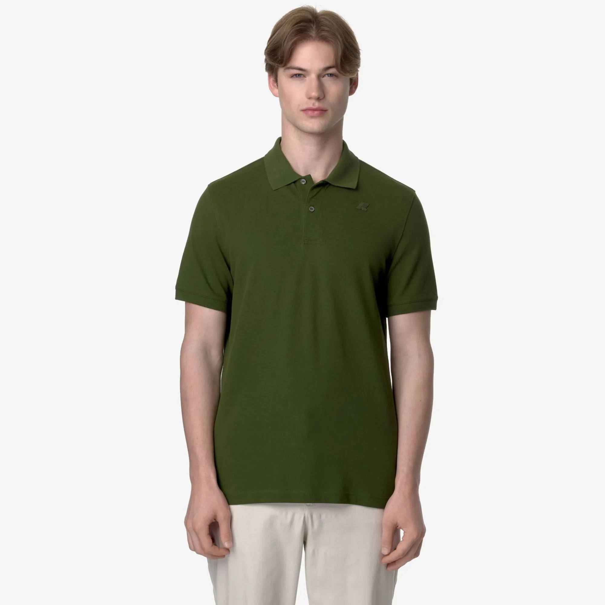 K-WAY Amedee Pique - Polo Shirts - Polo - Man - Green Cypress Online