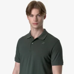 K-WAY Amedee Pique - Polo Shirts - Polo - Man - Green Blackish Outlet