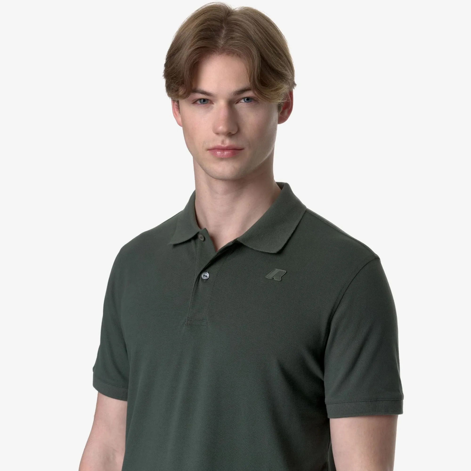 K-WAY Amedee Pique - Polo Shirts - Polo - Man - Green Blackish Outlet