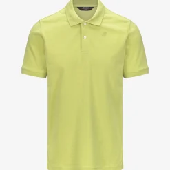 K-WAY Amedee Pique - Polo Shirts - Polo - Man - Green Celery Clearance