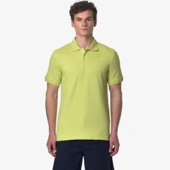 K-WAY Amedee Pique - Polo Shirts - Polo - Man - Green Celery Clearance