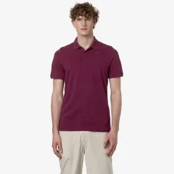 K-WAY Amedee Pique - Polo Shirts - Polo - Man - Red Dk Best