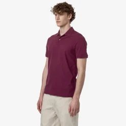 K-WAY Amedee Pique - Polo Shirts - Polo - Man - Red Dk Best