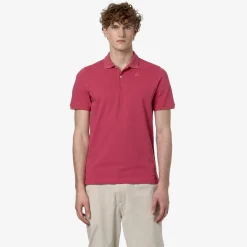 K-WAY Amedee Pique - Polo Shirts - Polo - Man - Dk Pink Best