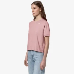 K-WAY Ameline - T-Shirtstop - T-Shirt - Woman - Pink Ash New