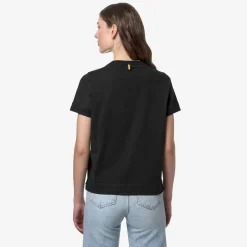 K-WAY Ameline - T-Shirtstop - T-Shirt - Woman - Black Pure Fashion