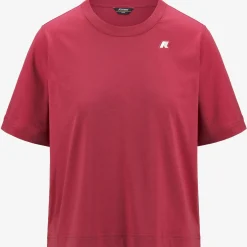 K-WAY Ameline - T-Shirtstop - T-Shirt - Woman - Dk Pink Clearance