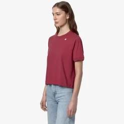 K-WAY Ameline - T-Shirtstop - T-Shirt - Woman - Dk Pink Clearance