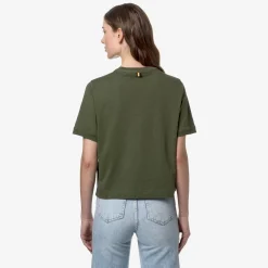 K-WAY Ameline - T-Shirtstop - T-Shirt - Woman - Green Cypress Best Sale
