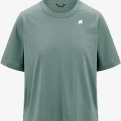 K-WAY Ameline - T-Shirtstop - T-Shirt - Woman - Green Mold New