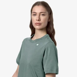 K-WAY Ameline - T-Shirtstop - T-Shirt - Woman - Green Mold New