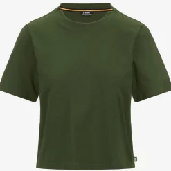 K-WAY Amilly - T-Shirtstop - T-Shirt - Woman - Green Cypress Fashion