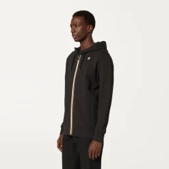 K-WAY Anthony - Fleece - Jacket - Man - Black Pure Clearance