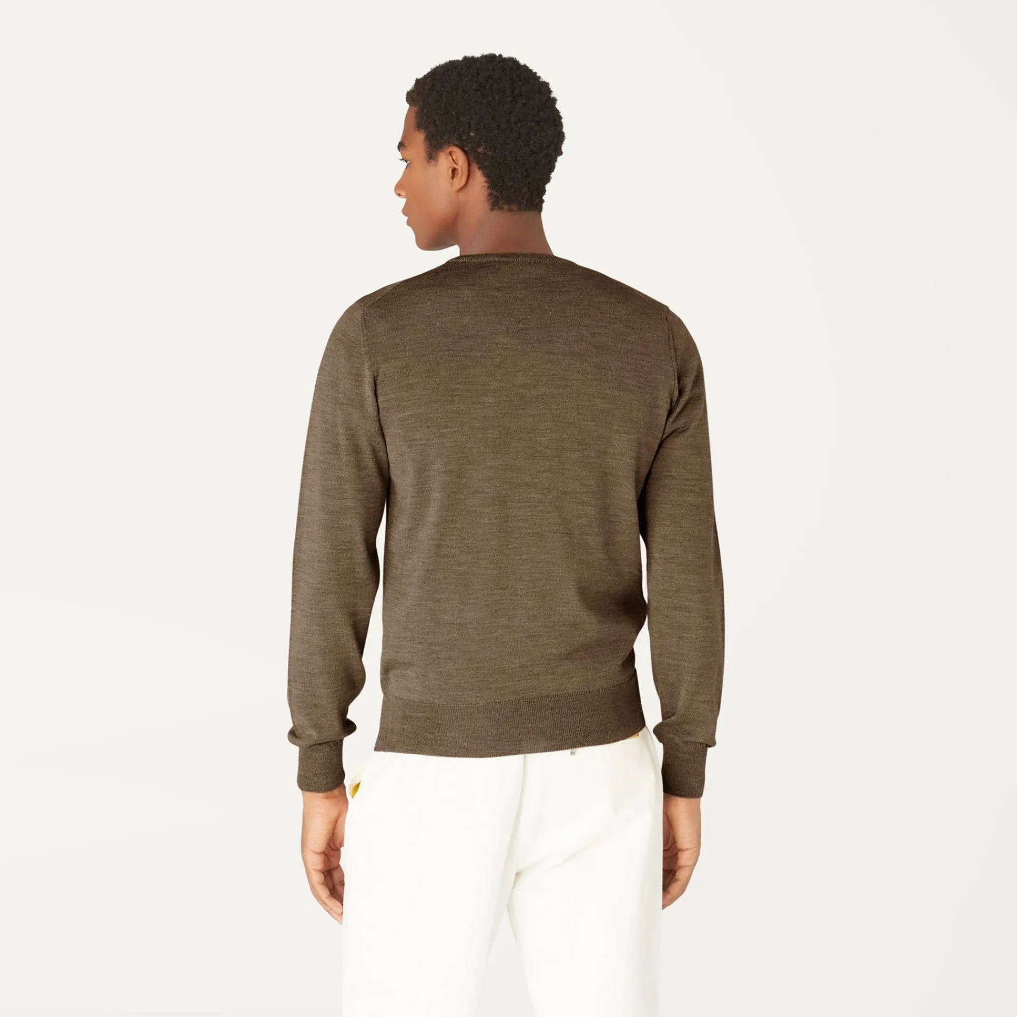 K-WAY Antoine Merino - Knitwear - Pullover - Man - Beige Taupe New