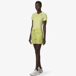 K-WAY Argalps - Shorts - Cargo - Woman - Green Celery Best Sale