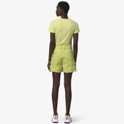 K-WAY Argalps - Shorts - Cargo - Woman - Green Celery Best Sale
