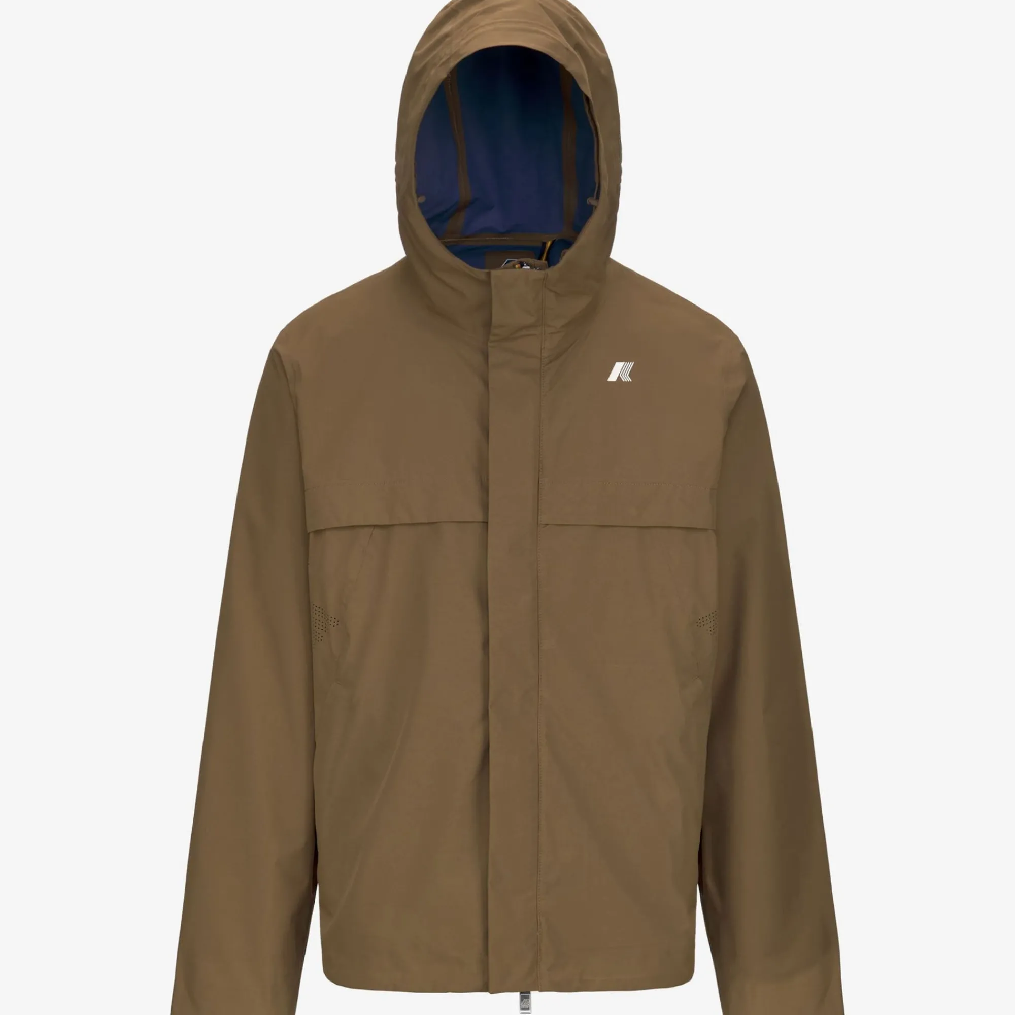 K-WAY Arnaud Eco Sd Contrast - Jackets - Short - Man - Brown C-Blue F Flash Sale