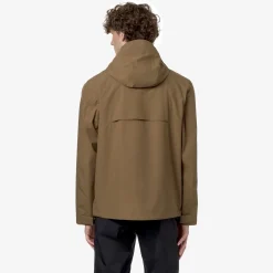 K-WAY Arnaud Eco Sd Contrast - Jackets - Short - Man - Brown C-Blue F Flash Sale