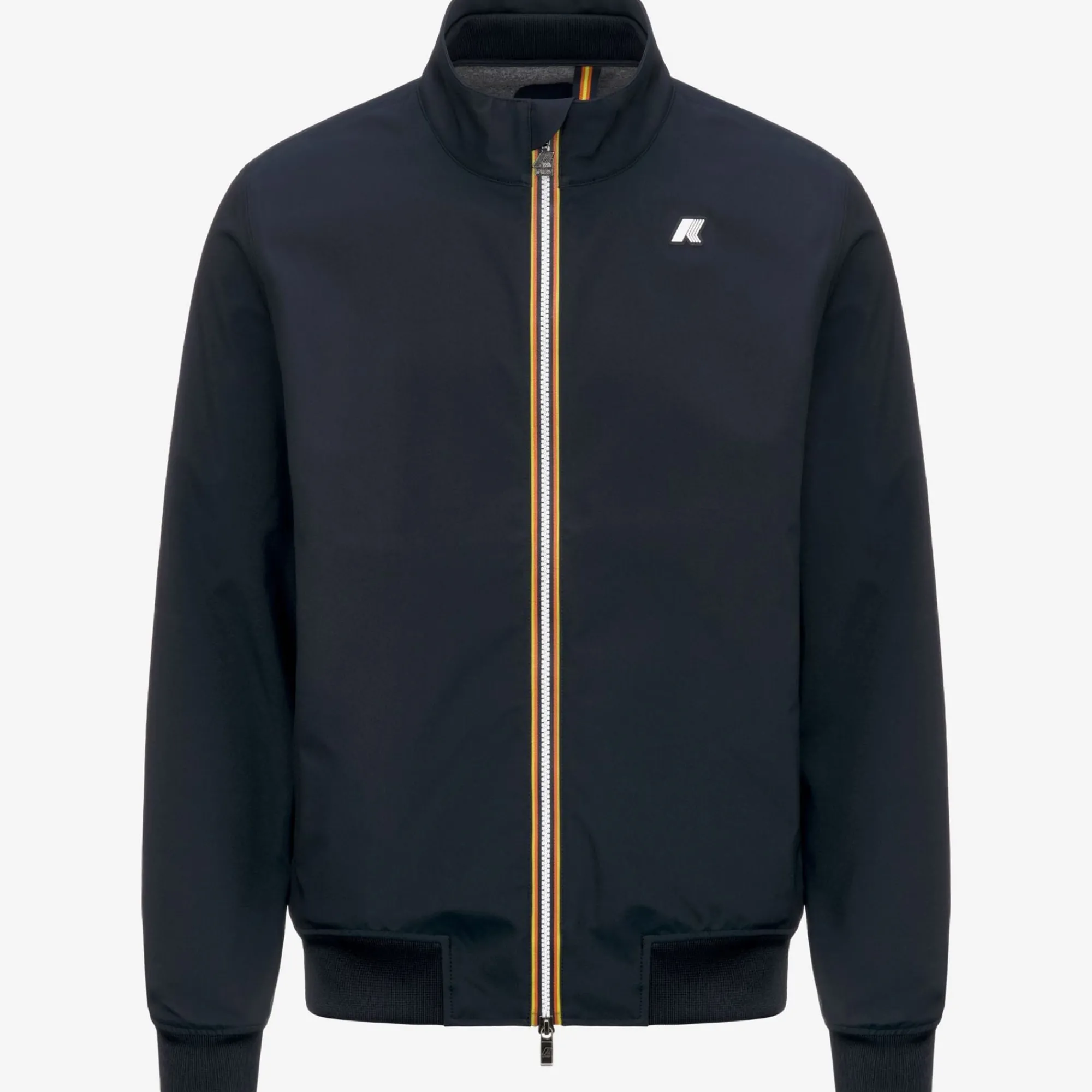 K-WAY Arsene Bonded Jersey - Jackets - Short - Man - Blue Depth Discount