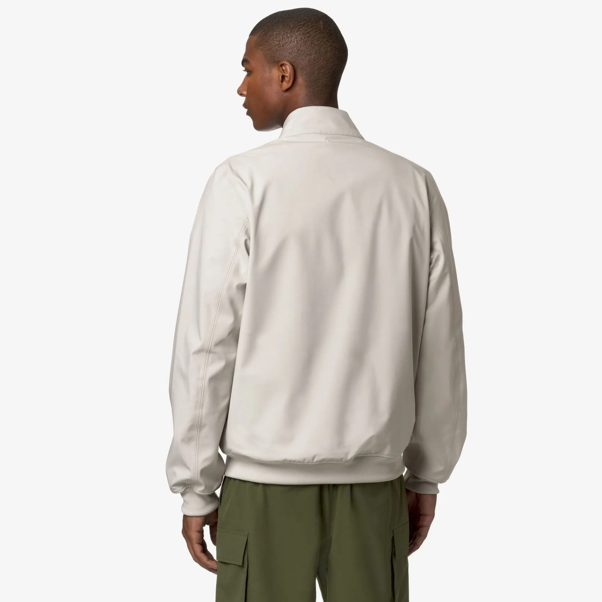 K-WAY Arsene Bonded Jersey - Jackets - Short - Man - Beige Lt Hot