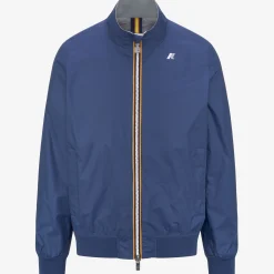 K-WAY Arsene Plus.2 Reversible - Jackets - Short - Man - Blue F-Grey A Cheap