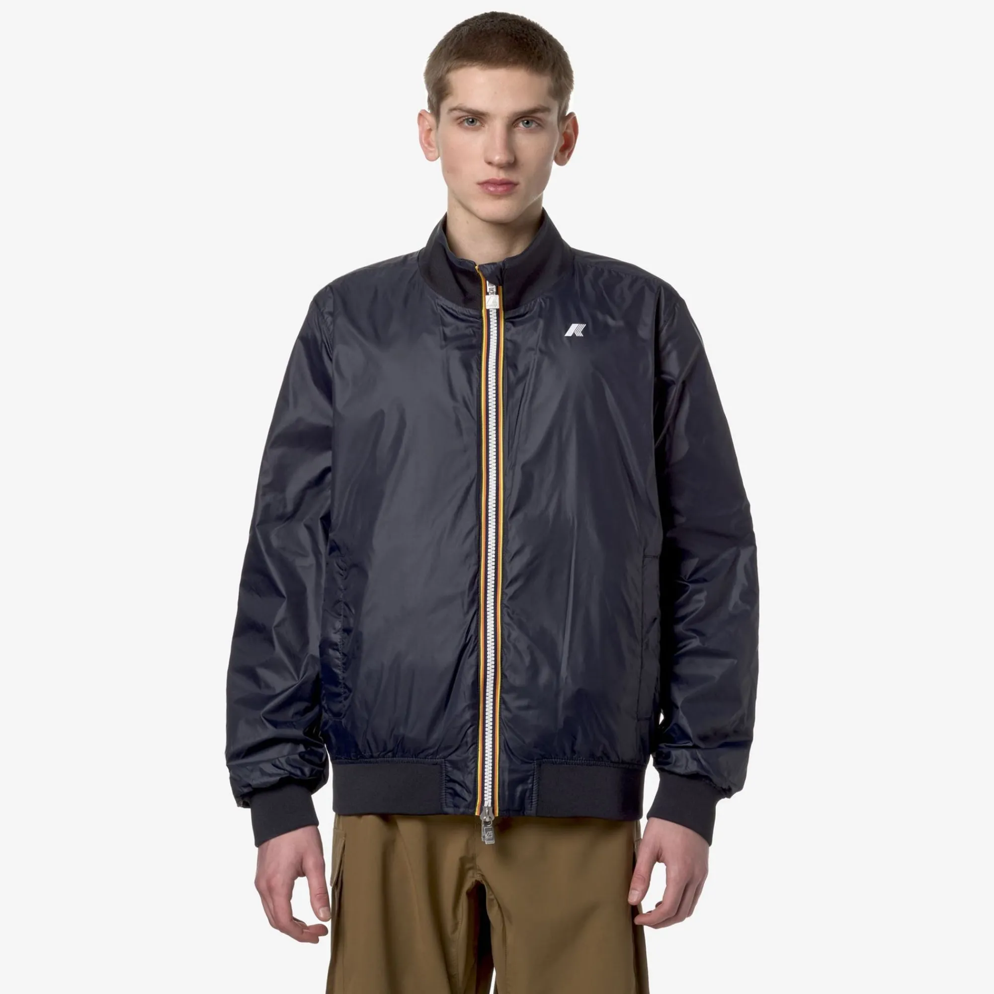 K-WAY Arsene Plus.2 Reversible - Jackets - Short - Man - Green B -Blue D Fashion